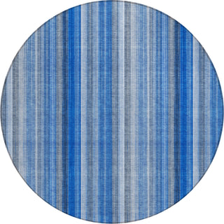 Piper Looms Chantille Stripes ACN543 Blue Area Rug