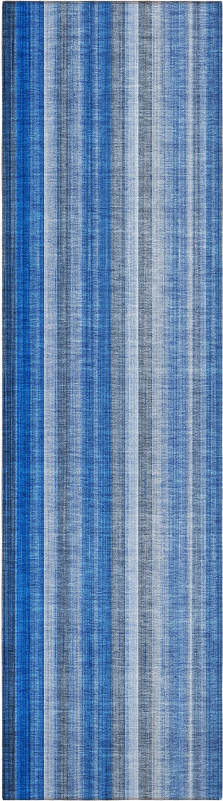 Piper Looms Chantille Stripes ACN543 Blue Area Rug