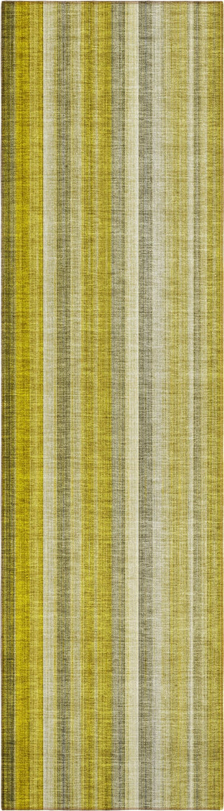 Piper Looms Chantille Stripes ACN543 Gold Area Rug