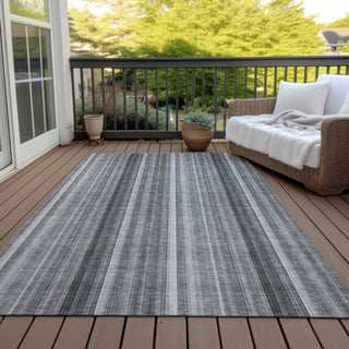 Piper Looms Chantille Stripes ACN543 Gray Area Rug