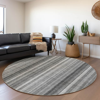 Piper Looms Chantille Stripes ACN543 Gray Area Rug