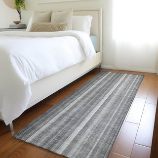 Piper Looms Chantille Stripes ACN543 Gray Area Rug