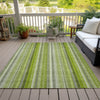 Piper Looms Chantille Stripes ACN543 Green Area Rug