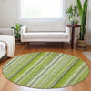 Piper Looms Chantille Stripes ACN543 Green Area Rug