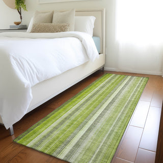 Piper Looms Chantille Stripes ACN543 Green Area Rug