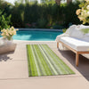 Piper Looms Chantille Stripes ACN543 Green Area Rug