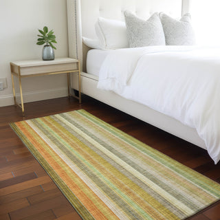 Piper Looms Chantille Stripes ACN543 Khaki Area Rug