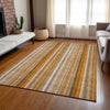 Piper Looms Chantille Stripes ACN543 Paprika Area Rug