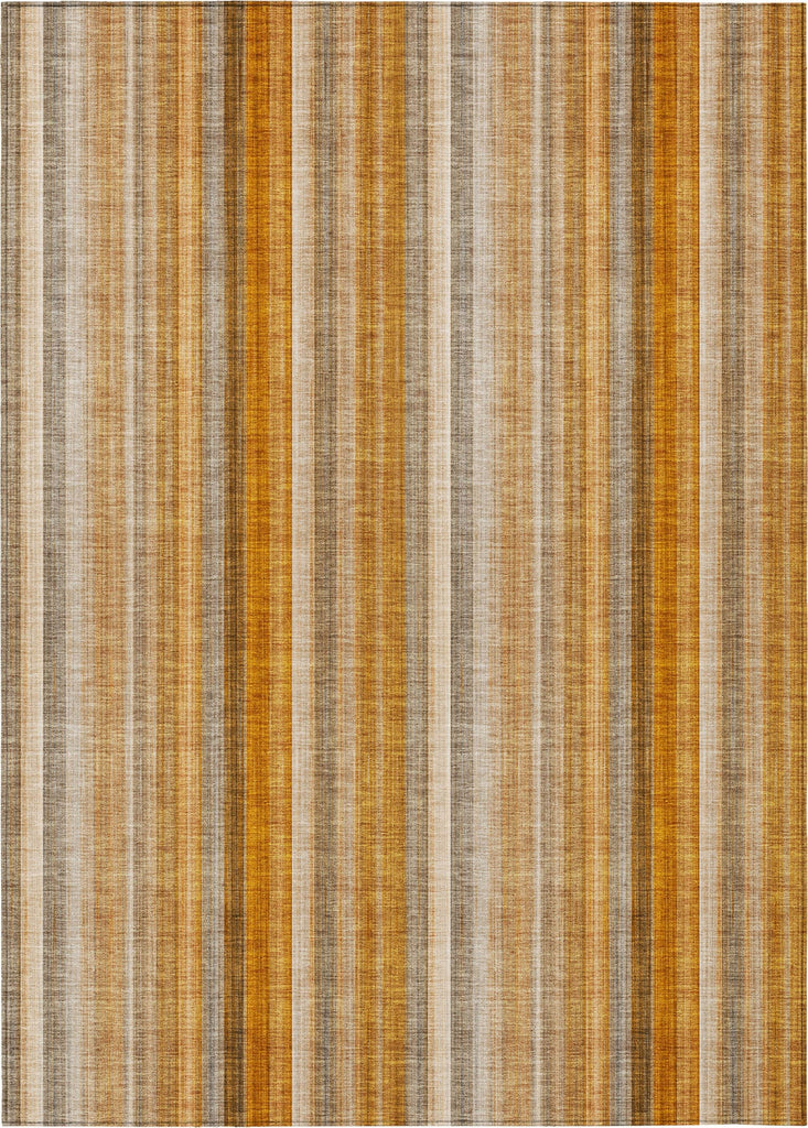 Piper Looms Chantille Stripes ACN543 Paprika Area Rug