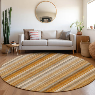 Piper Looms Chantille Stripes ACN543 Paprika Area Rug