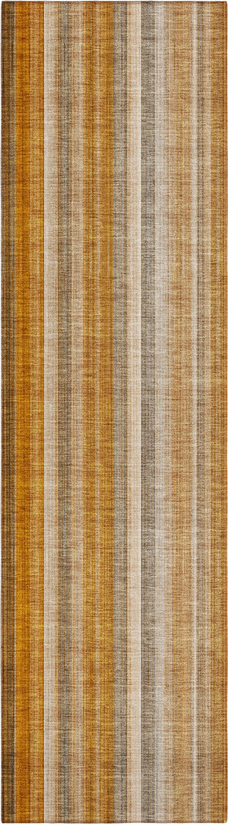 Piper Looms Chantille Stripes ACN543 Paprika Area Rug