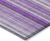 Piper Looms Chantille Stripes ACN543 Purple Area Rug