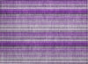 Piper Looms Chantille Stripes ACN543 Purple Area Rug