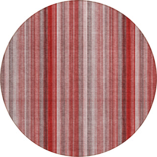 Piper Looms Chantille Stripes ACN543 Red Area Rug