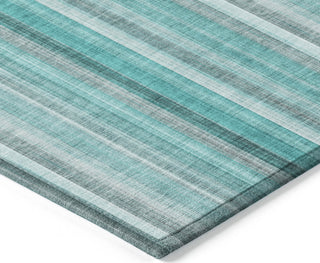 Piper Looms Chantille Stripes ACN543 Teal Area Rug