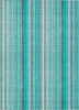 Piper Looms Chantille Stripes ACN543 Teal Area Rug