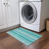 Piper Looms Chantille Stripes ACN543 Teal Area Rug