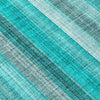 Piper Looms Chantille Stripes ACN543 Teal Area Rug