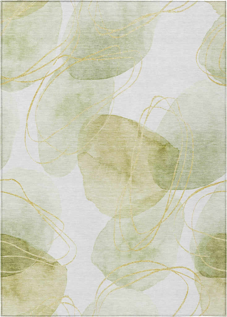 Piper Looms Chantille Organic ACN544 Green Area Rug