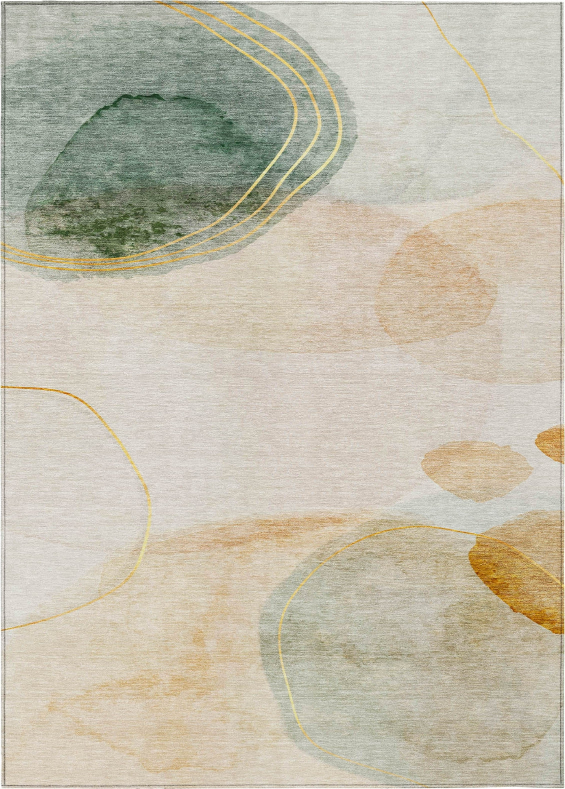 Piper Looms Chantille Organic ACN545 Beige Area Rug