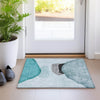 Piper Looms Chantille Organic ACN547 Teal Area Rug