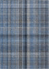 Piper Looms Chantille Plaid ACN548 Blue Area Rug