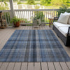 Piper Looms Chantille Plaid ACN548 Blue Area Rug