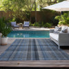 Piper Looms Chantille Plaid ACN548 Blue Area Rug