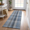 Piper Looms Chantille Plaid ACN548 Blue Area Rug