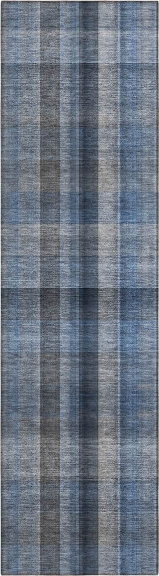 Piper Looms Chantille Plaid ACN548 Blue Area Rug