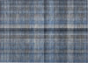 Piper Looms Chantille Plaid ACN548 Blue Area Rug