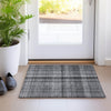 Piper Looms Chantille Plaid ACN548 Gray Area Rug