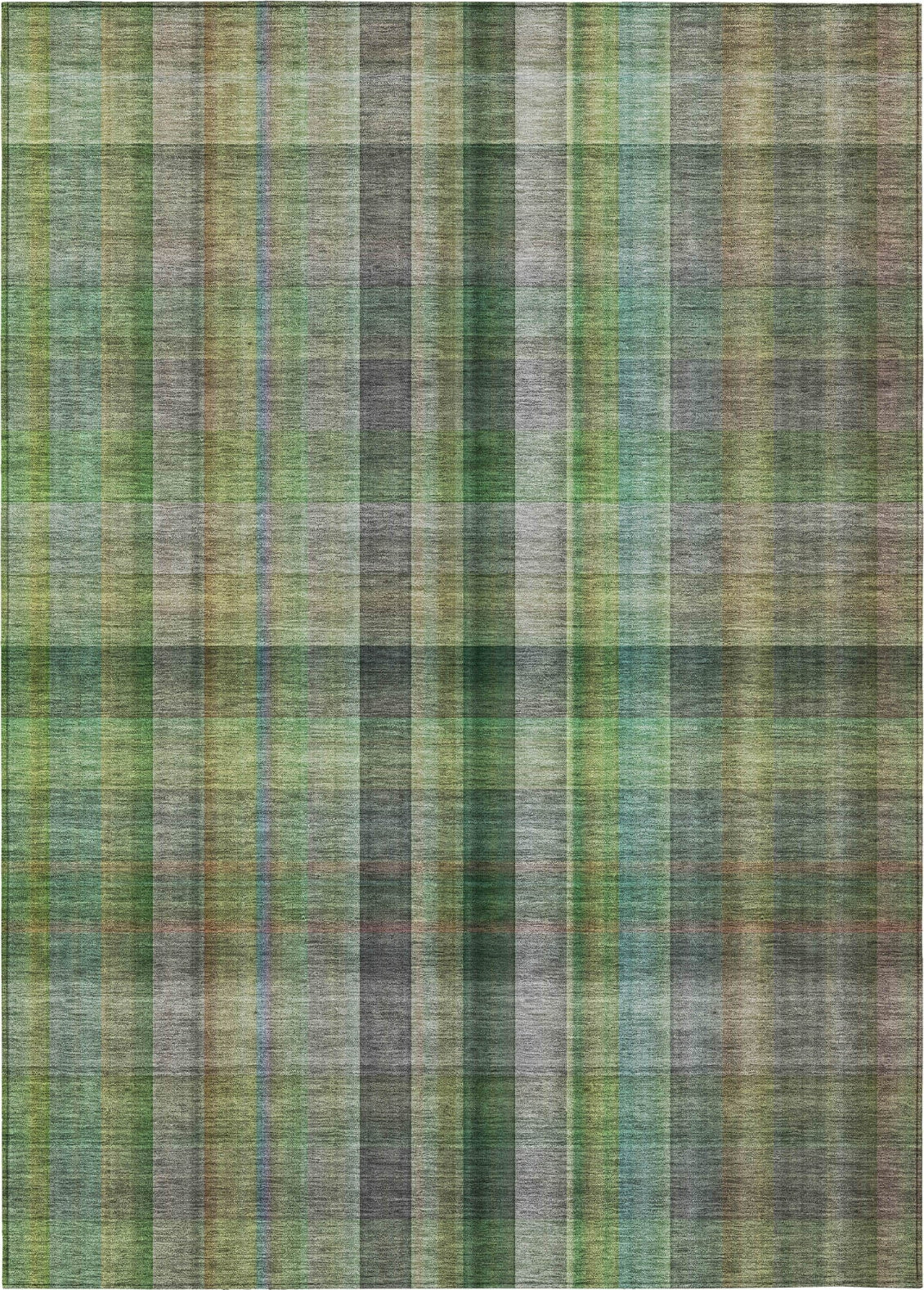 Piper Looms Chantille Plaid ACN548 Green Area Rug