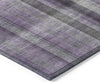 Piper Looms Chantille Plaid ACN548 Purple Area Rug