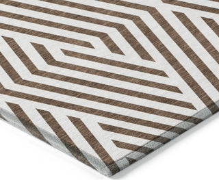 Piper Looms Chantille Geometric ACN550 Brown Area Rug