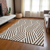 Piper Looms Chantille Geometric ACN550 Brown Area Rug