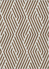 Piper Looms Chantille Geometric ACN550 Brown Area Rug