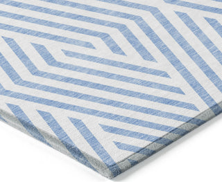 Piper Looms Chantille Geometric ACN550 Denim Area Rug