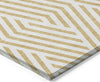 Piper Looms Chantille Geometric ACN550 Gold Area Rug