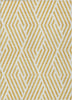 Piper Looms Chantille Geometric ACN550 Gold Area Rug