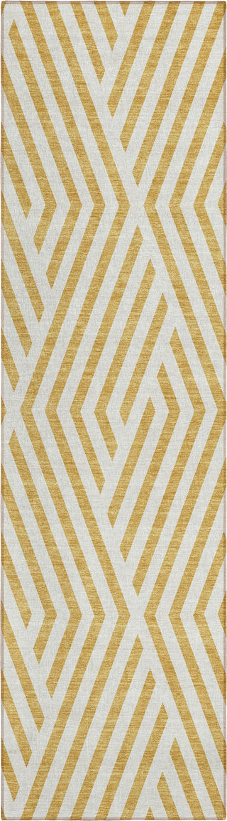 Piper Looms Chantille Geometric ACN550 Gold Area Rug