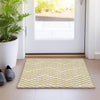 Piper Looms Chantille Geometric ACN550 Gold Area Rug