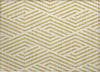 Piper Looms Chantille Geometric ACN550 Gold Area Rug