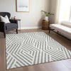 Piper Looms Chantille Geometric ACN550 Gray Area Rug