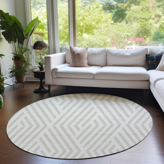 Piper Looms Chantille Geometric ACN550 Ivory Area Rug