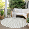 Piper Looms Chantille Geometric ACN550 Ivory Area Rug