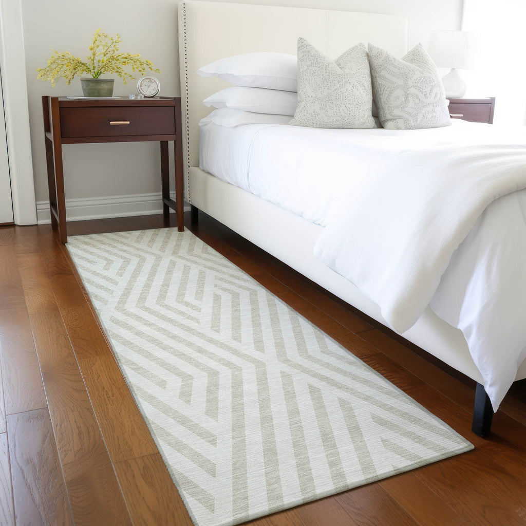 Piper Looms Chantille Geometric ACN550 Ivory Area Rug – Incredible Rugs ...
