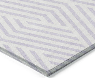 Piper Looms Chantille Geometric ACN550 Lavender Area Rug