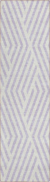 Piper Looms Chantille Geometric ACN550 Lavender Area Rug