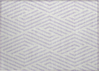 Piper Looms Chantille Geometric ACN550 Lavender Area Rug